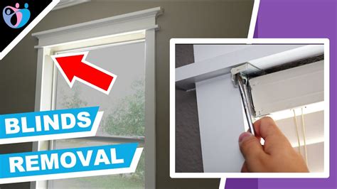 how to remove blinds with metal brackets|how to uninstall blinds.